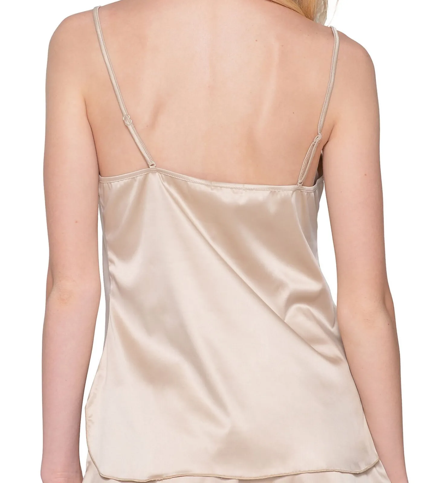 LUNA Satijnen hemdje Prestige beige Online