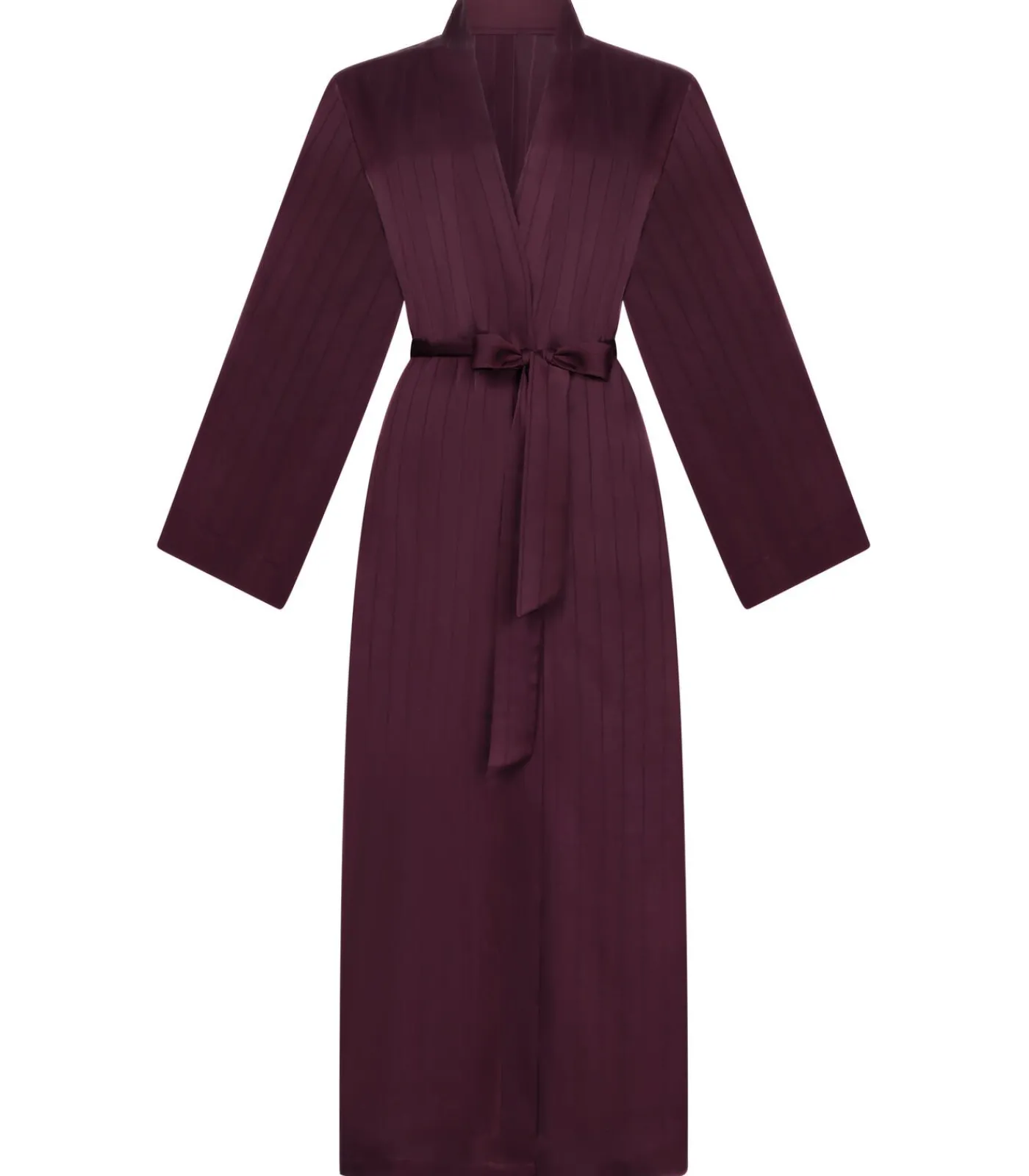 Hunkemöller Satijnen kimono met krijtstreep purple Online