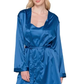 LUNA Satijnen Kimono Prestige blue Clearance