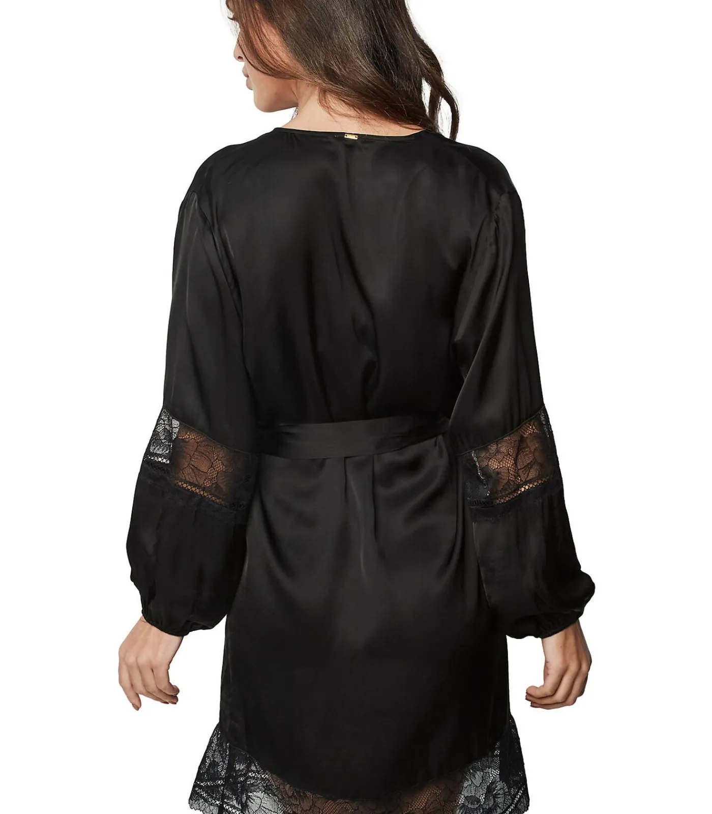 SELMARK Satijnen negligé AGATHA black Sale