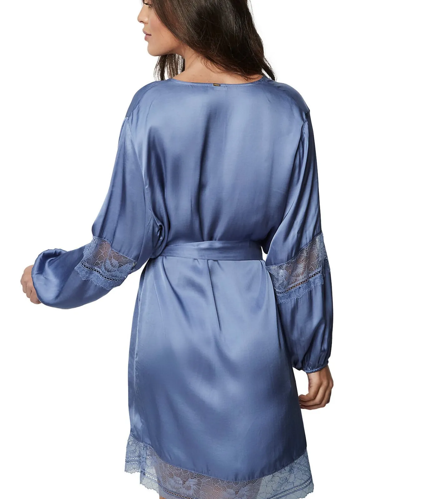 SELMARK Satijnen negligé AGATHA blue Outlet