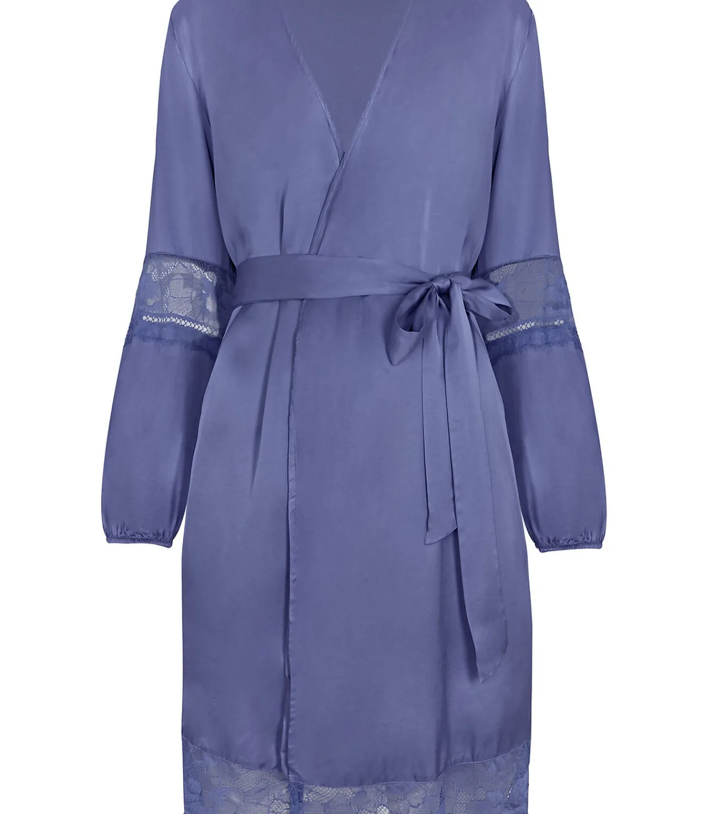 SELMARK Satijnen negligé AGATHA blue Outlet