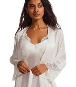 SELMARK Satijnen negligé Matilda bruiloft white Sale