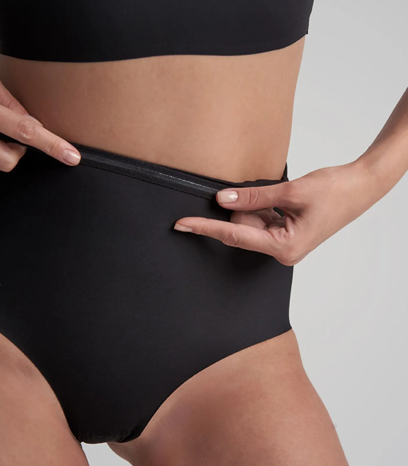 Bye Bra Sculpting Mid-Taille Slip black Outlet