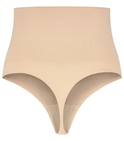 Bye Bra Seamless String Met Hoge Taille beige Outlet