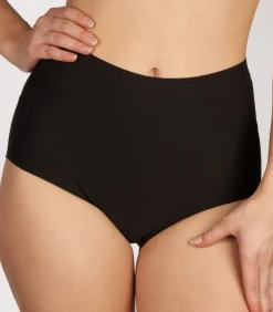 Ten Cate Secrets High Waist slip Katoen - 32047 - Hoge naadloze taille slip - Onderbroek biologisch katoen black Best