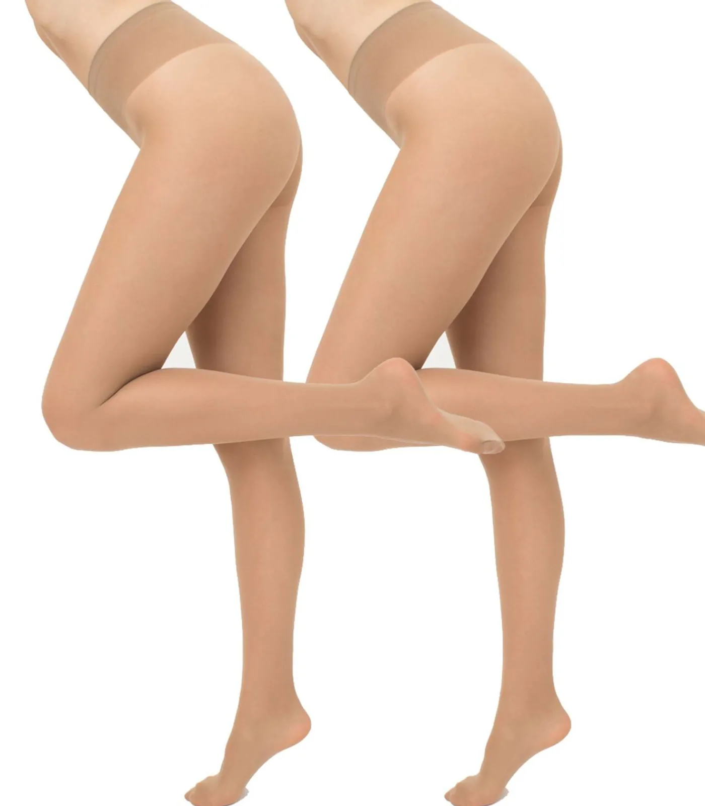 Giulia Sensi 40den (Multipack) zijdematte Semi-Opaque Panty - Karamel - M lightBrown Best