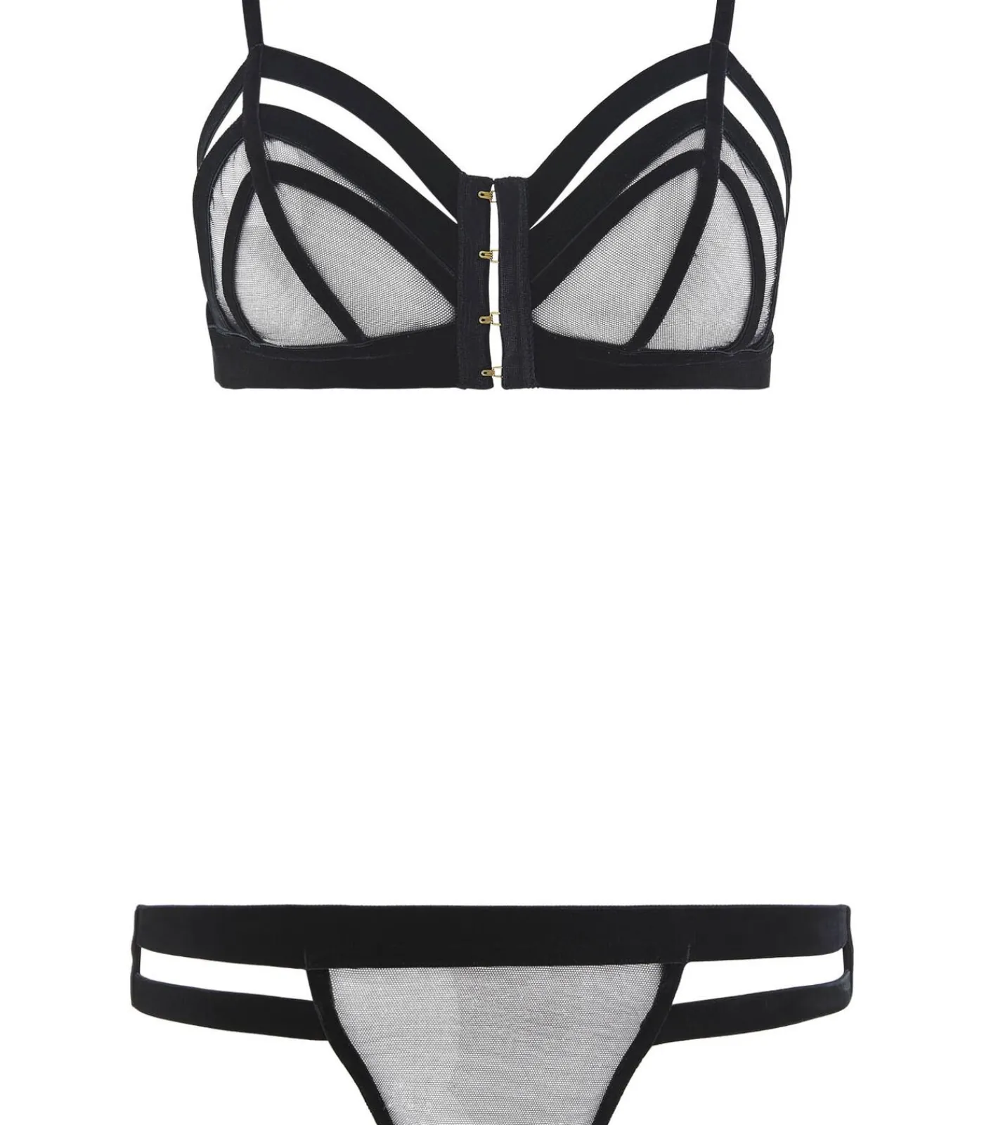 Aubade Set BOITE A DESIR black New