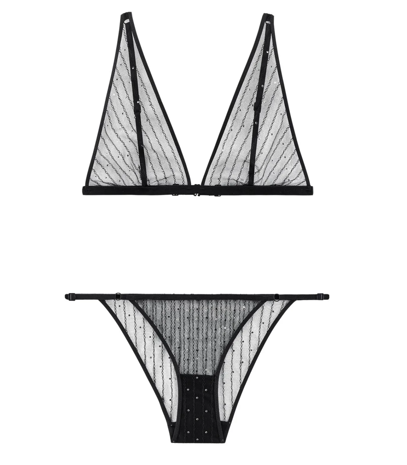 Aubade Set NUIT ETOILEE Stars black Best