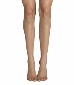 LISCA Set van 2 paar kniehoge sokken 15 DEN Pretty beige Best