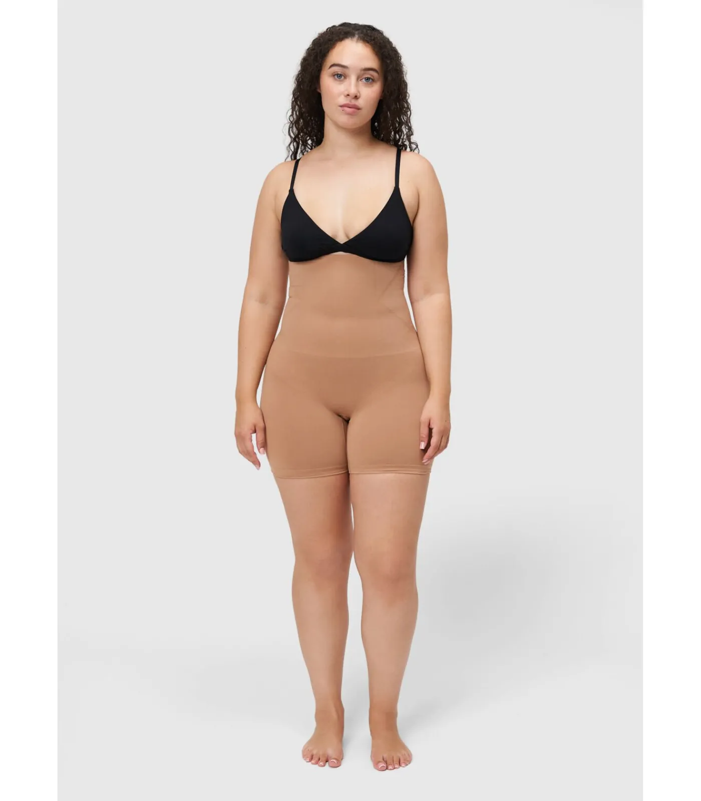 Les Lunes Shaping Broek “RAYAA Seamless Shapewear High Waisted Shorts” lightBrown Online