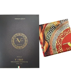 V1969 Shield Rood Zijde Vierkant darkRed Discount