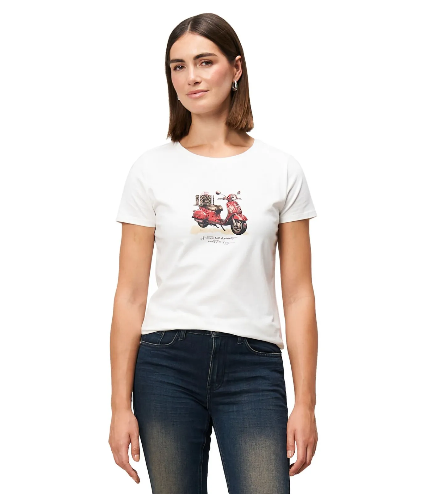 Zero Shirt creme/red Online