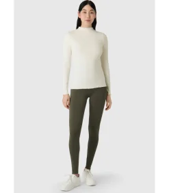 Les Lunes Shirt Met Lange Mouwen “JUUNO Longsleeve Rib Lettuce Hem” white Discount