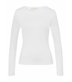 Les Lunes Shirt Met Lange Mouwen “RYLIEE Longsleeve Rib” white Clearance