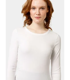 Les Lunes Shirt Met Lange Mouwen “RYLIEE Longsleeve Rib” white Clearance