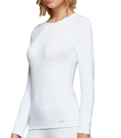 Impetus Thermo Shirt met ronde hals en lange mouwen Thermo white Outlet