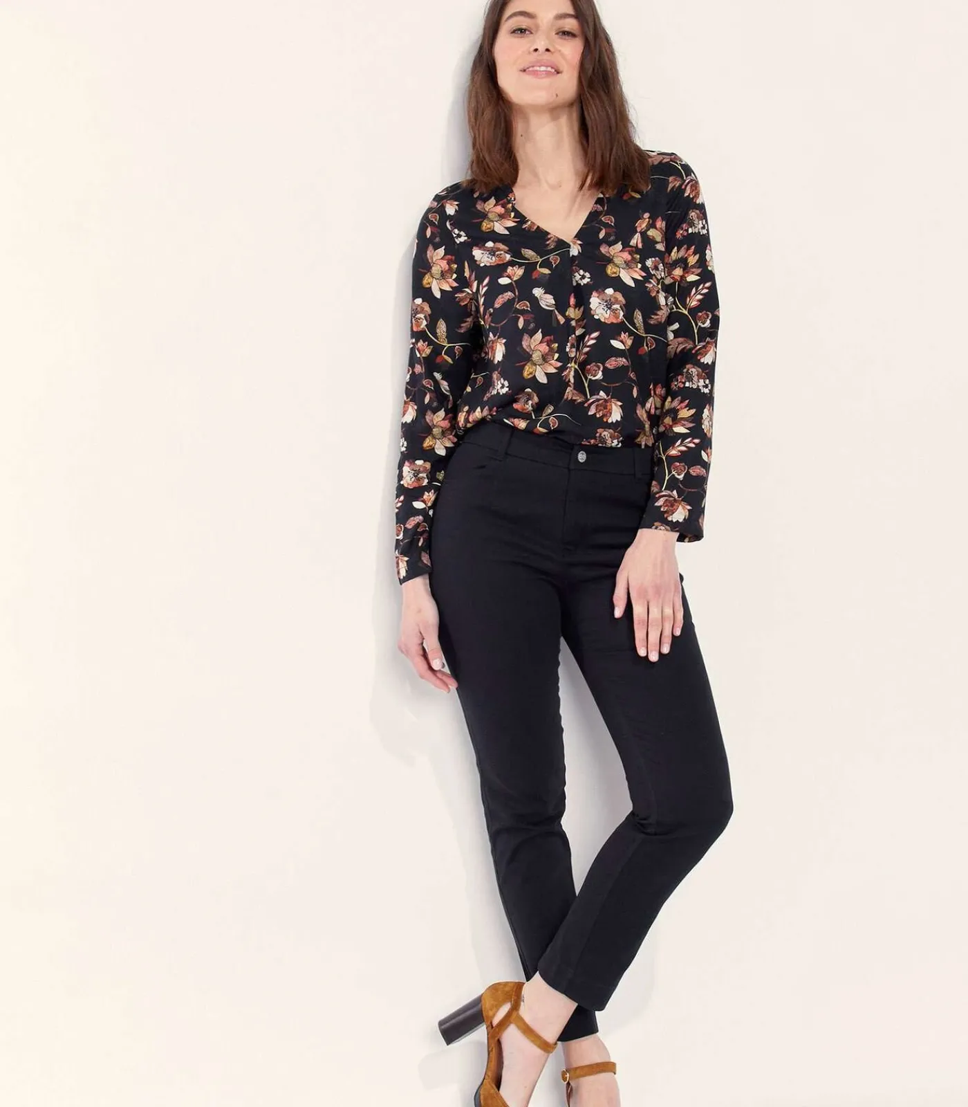 La Fiancée Sigarettenbroek katoen DANA black Best