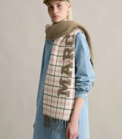 Marc O’Polo DENIM Sjaal met logo pink Hot