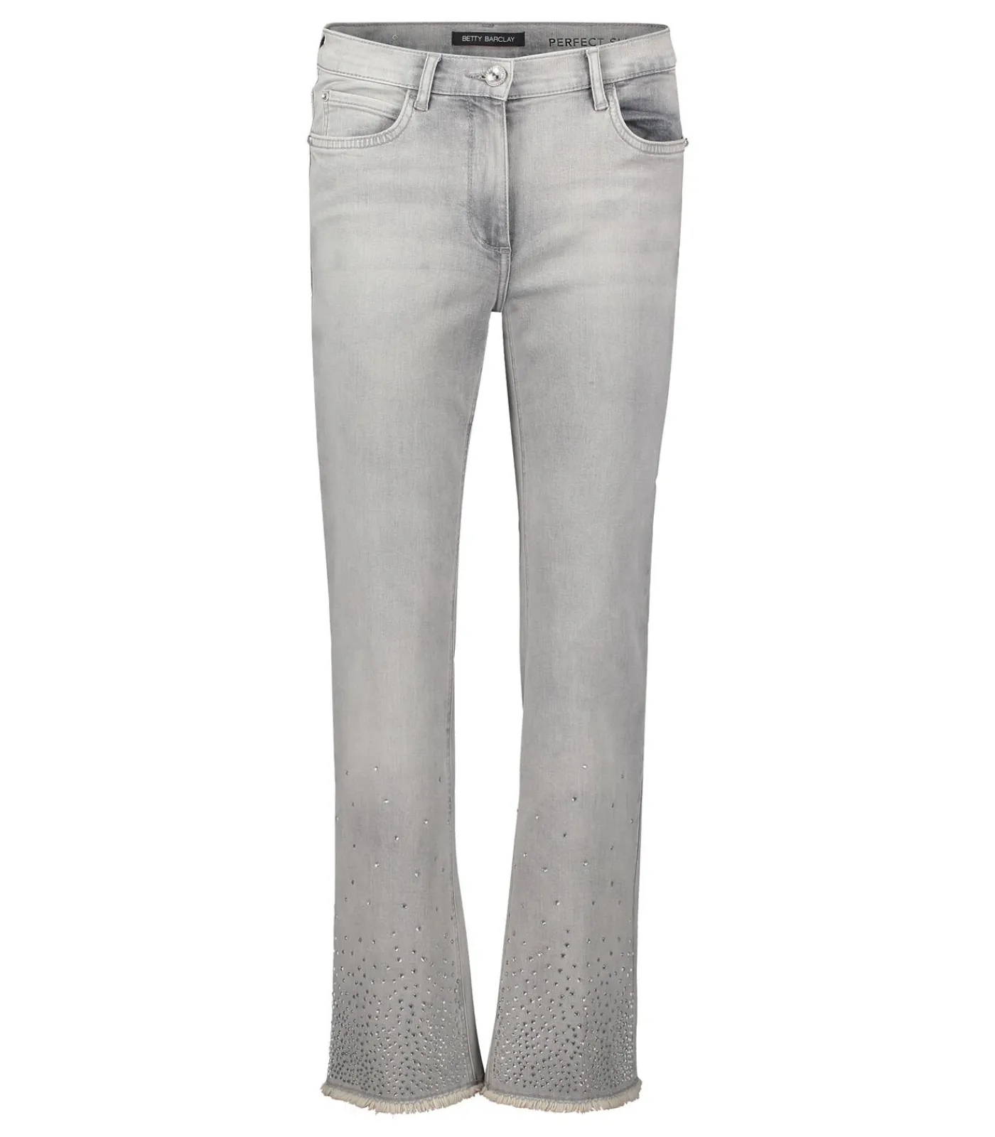 Betty Barclay Slim fit broek gray New