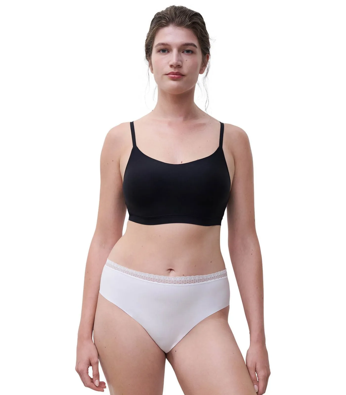 Chantelle Slip Slip Cozy Chic 2P Set van 2 white Discount