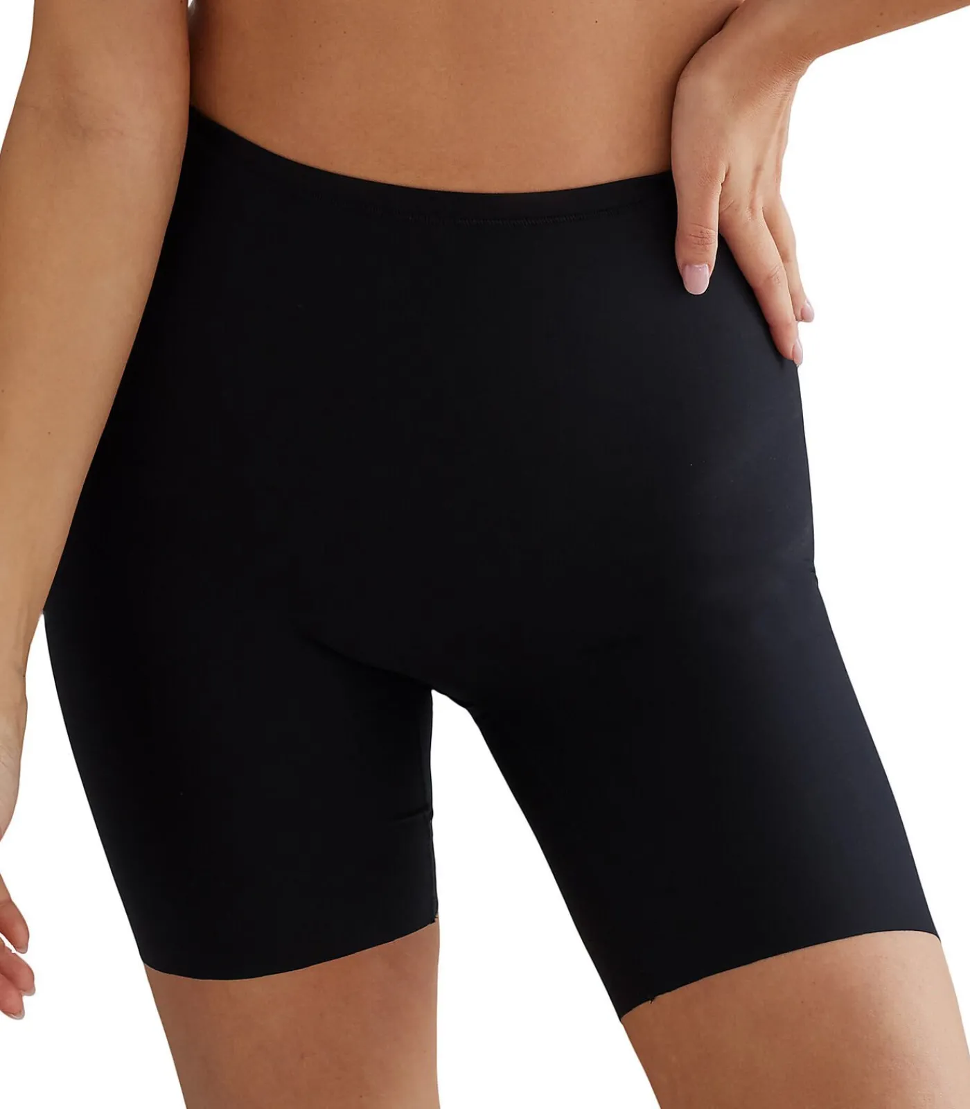 SELMARK Slipe broek met hoge taille Curves black Hot