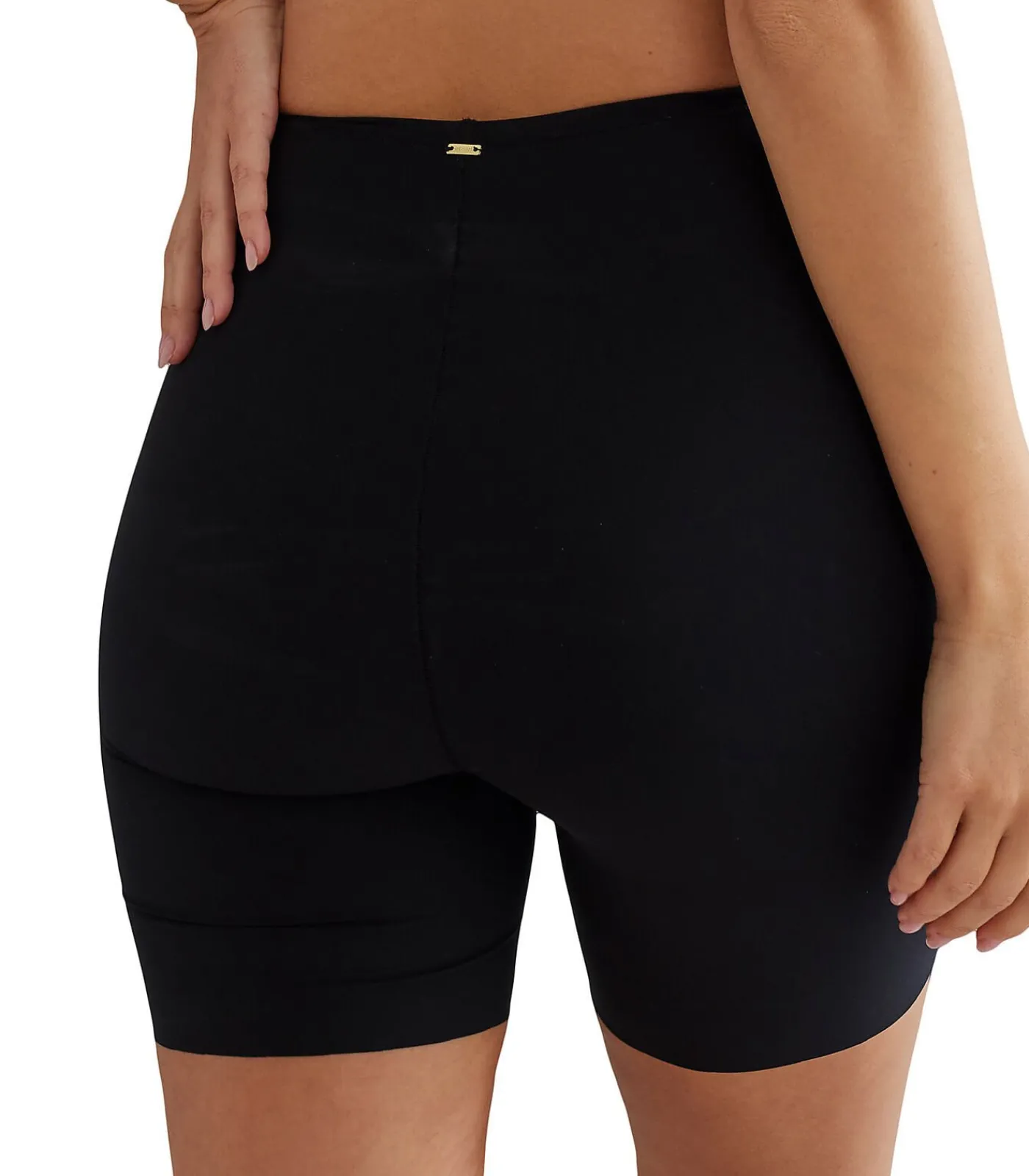 SELMARK Slipe broek met hoge taille Curves black Hot