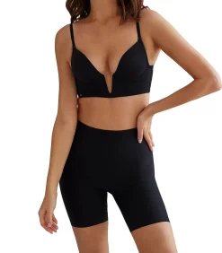 SELMARK Slipe broek met hoge taille Curves black Hot