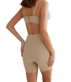 SELMARK Slipe broek met hoge taille Curves beige Best