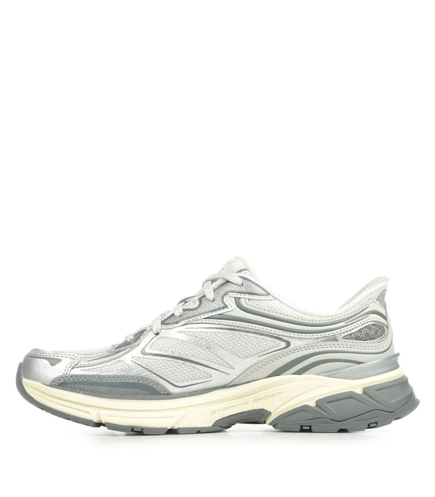 Skechers Sneakers Stamina Sport silver Discount