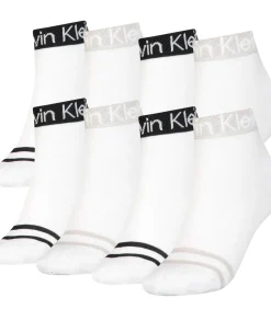 Calvin Klein Sokken CK Women Quarter LOGO WELT ZOEY 8P ECOM Set van 8 white Discount