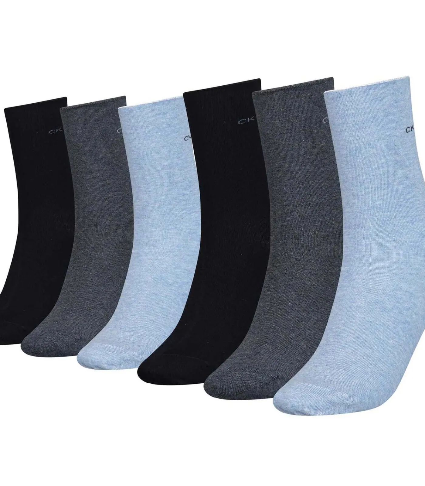 Calvin Klein Sokken CK WOMEN SOCK 6P ROLL TOP EMMA ECOM Set van 6 blue Sale