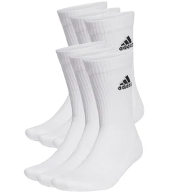 Adidas Sokken Cushioned Sportswear Crew 6P Set van 6 white