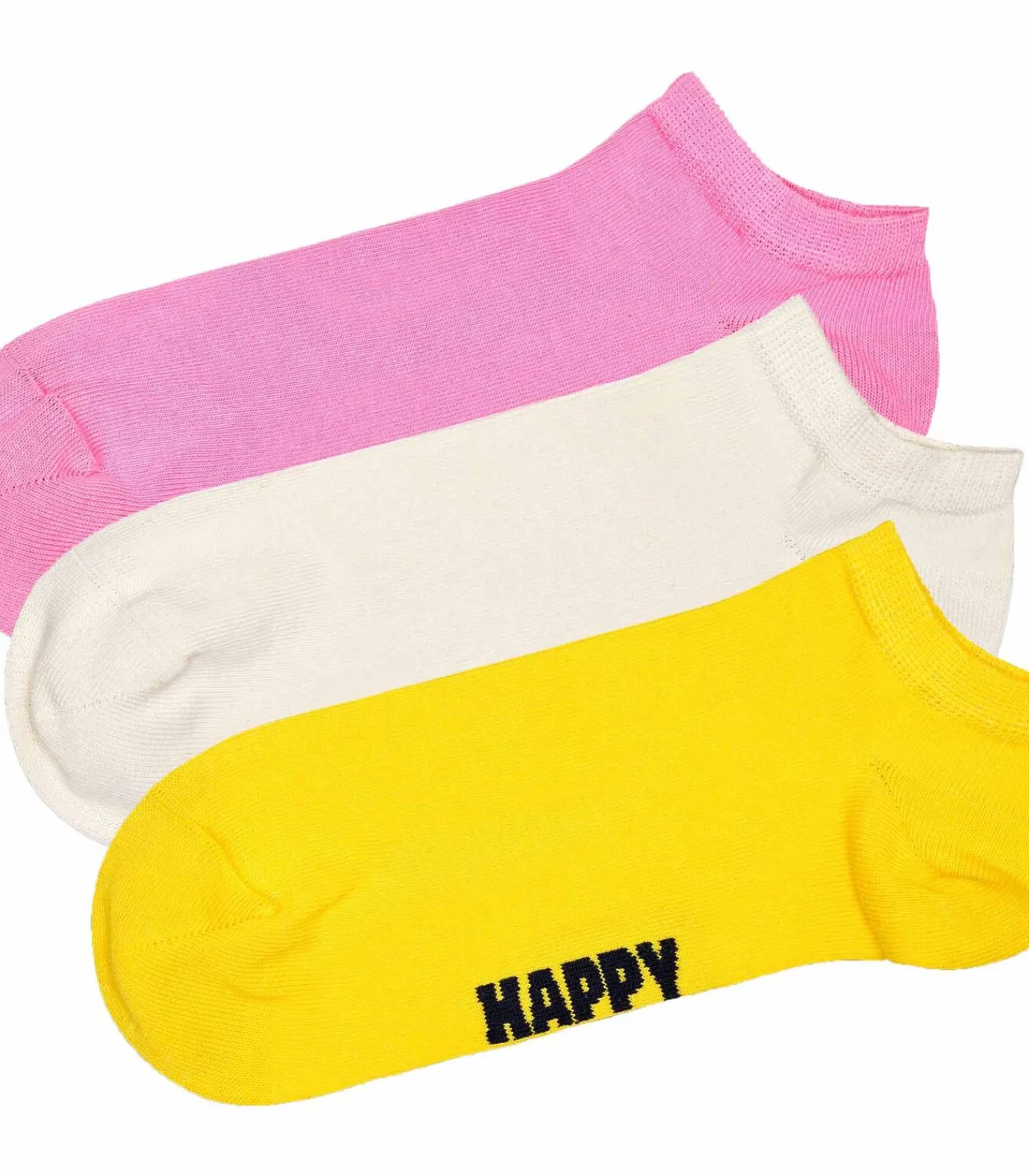 Happy Socks Sokken Set van 3 pink/white/yellow Hot