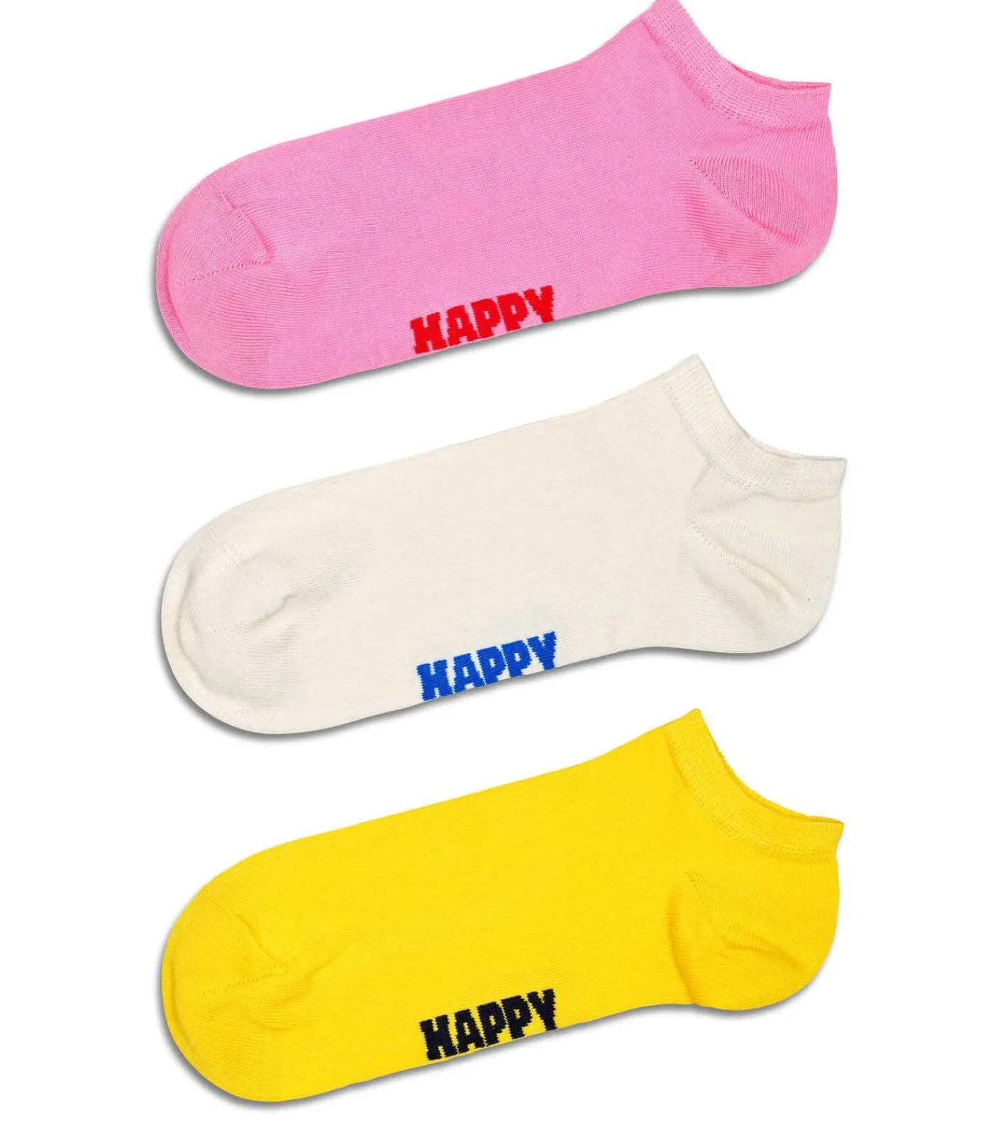 Happy Socks Sokken Set van 3 pink/white/yellow Hot
