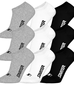Starter Sokken 9pk Sneaker Socks 9-pak white/gray/black Best