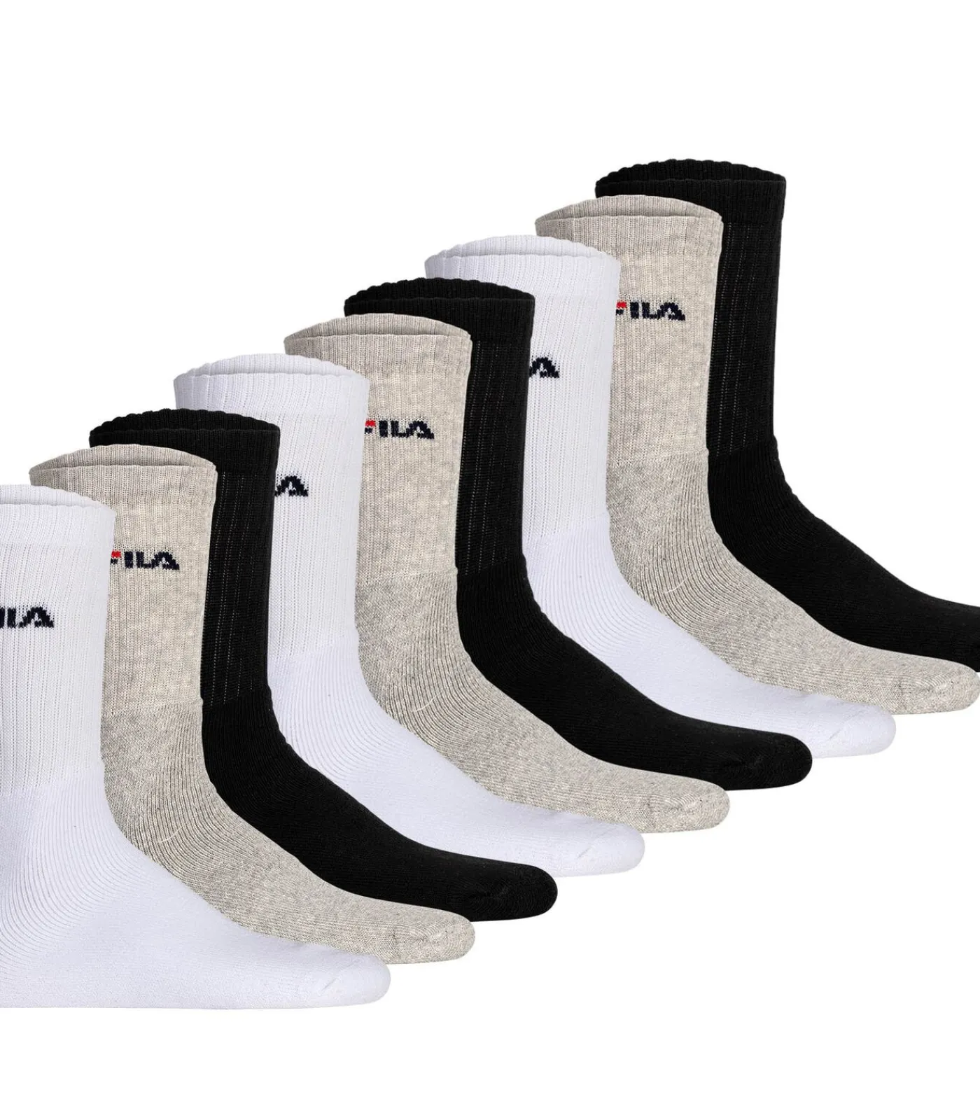 FILA Sokken TENNIS SOCKS "" 9P 9-pak black/white/gray Best