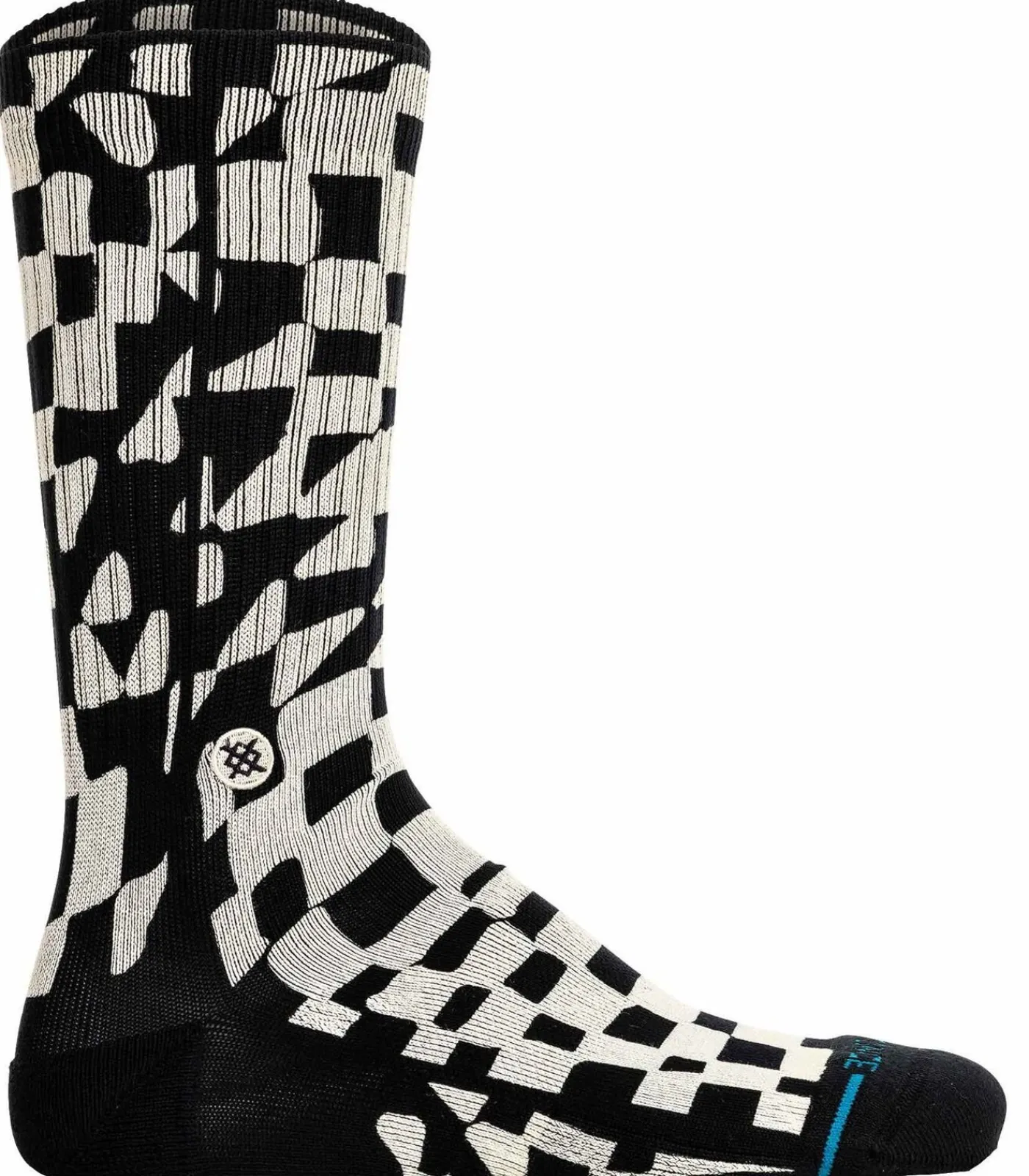 Stance Sokken Wave Check Crew Set van 1 black Clearance