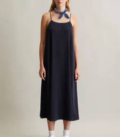 Marc O’Polo DENIM Spaghettiband jurk uitlopend darkBlue Clearance