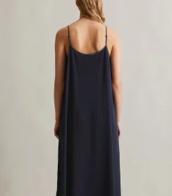 Marc O’Polo DENIM Spaghettiband jurk uitlopend darkBlue Clearance