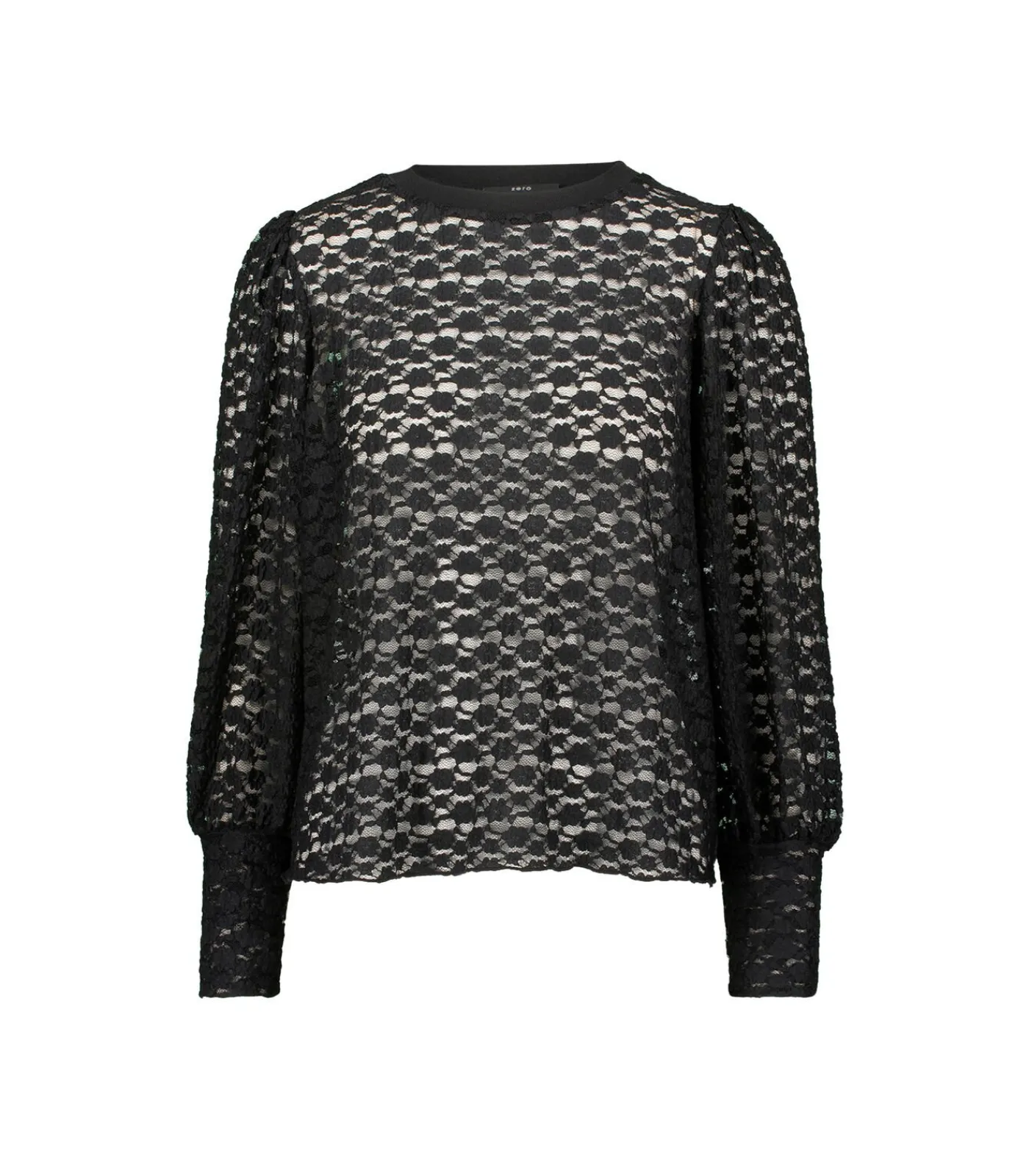 Zero Spitzenbluse black Outlet
