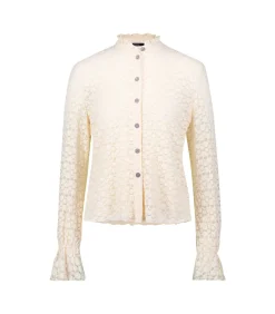 Zero Spitzenbluse ivory