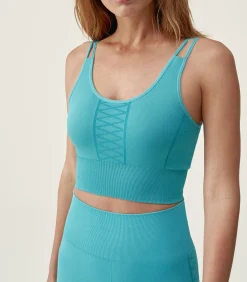 Born Living Yoga Sportbeha Halasana turquoise Clearance