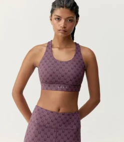 Born Living Yoga Sportbeha Monogram bordeaux Best
