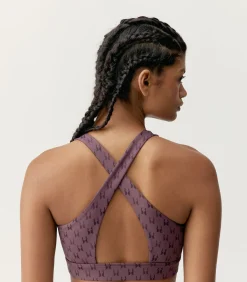 Born Living Yoga Sportbeha Monogram bordeaux Best