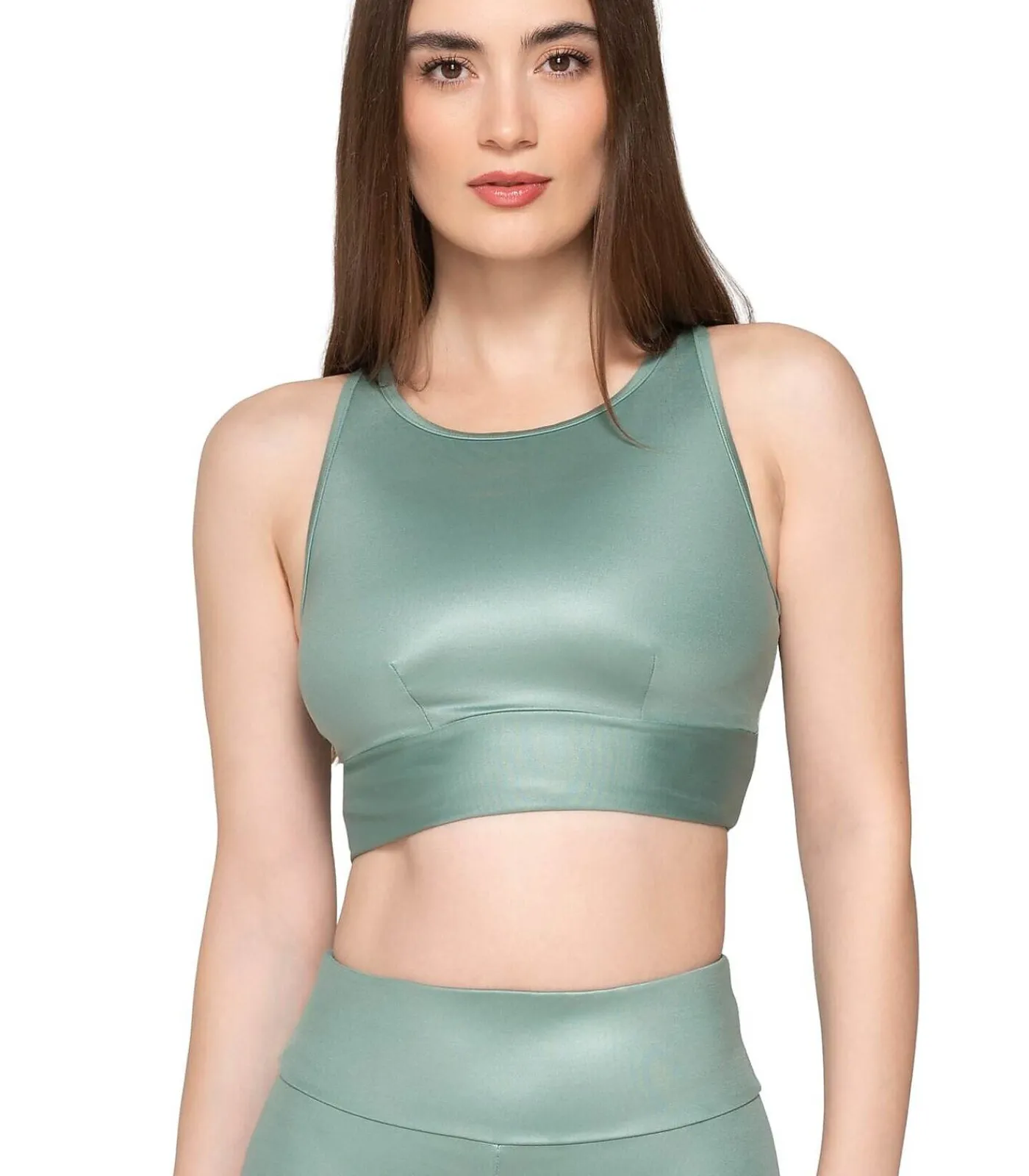 LUNA Sporttop met zwemmersrug FLEXFIT green Online