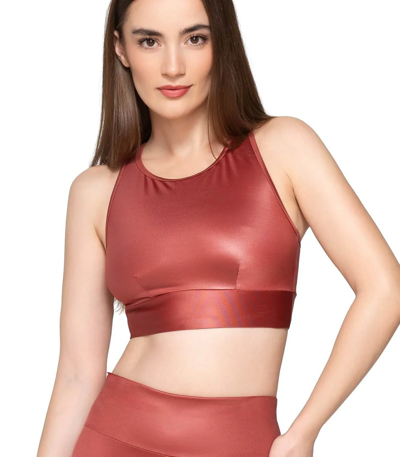 LUNA Sporttop met zwemmersrug FLEXFIT pink Clearance