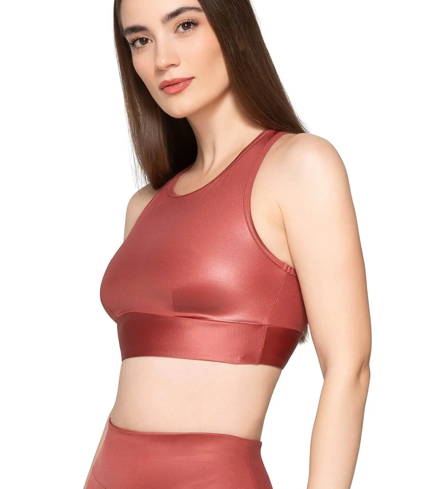 LUNA Sporttop met zwemmersrug FLEXFIT pink Clearance