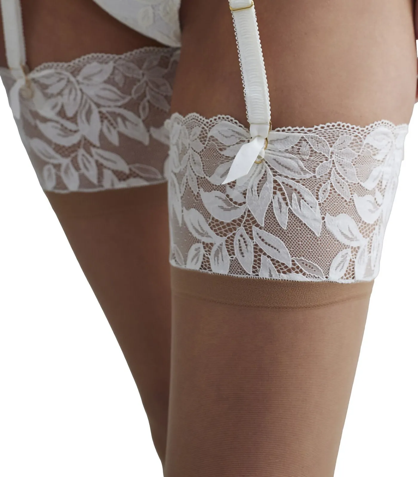SELMARK Stay-up kousen Filipa Mariage beige Sale