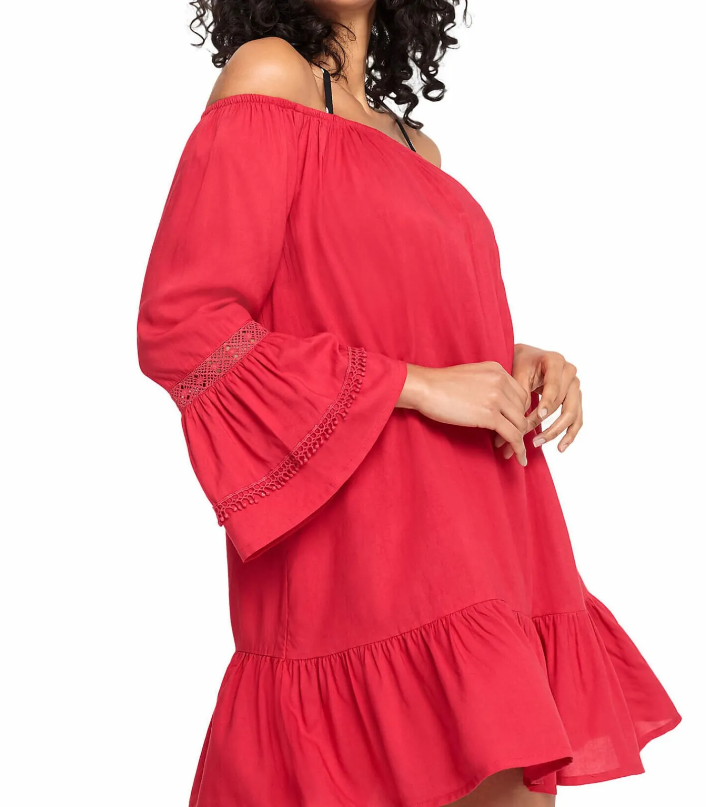 LASCANA Strand tuniek Barfuss red